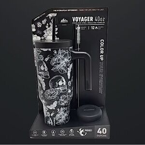 Hydrapeak Limited Edition 🎃💀Halloween voyager 40oz tumbler NWT